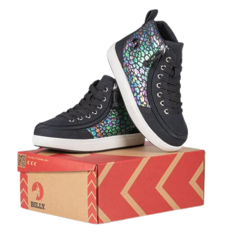 Billy Footwear Billy Classic WDR High Top Black Leopard