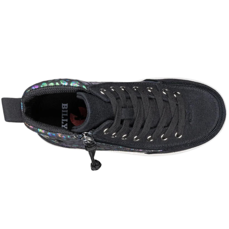 Billy Footwear Billy Classic WDR High Top Black Leopard