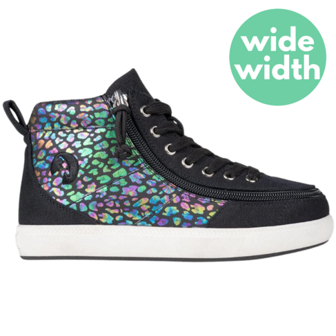 Billy Footwear Classic WDR High Top Black Leopard