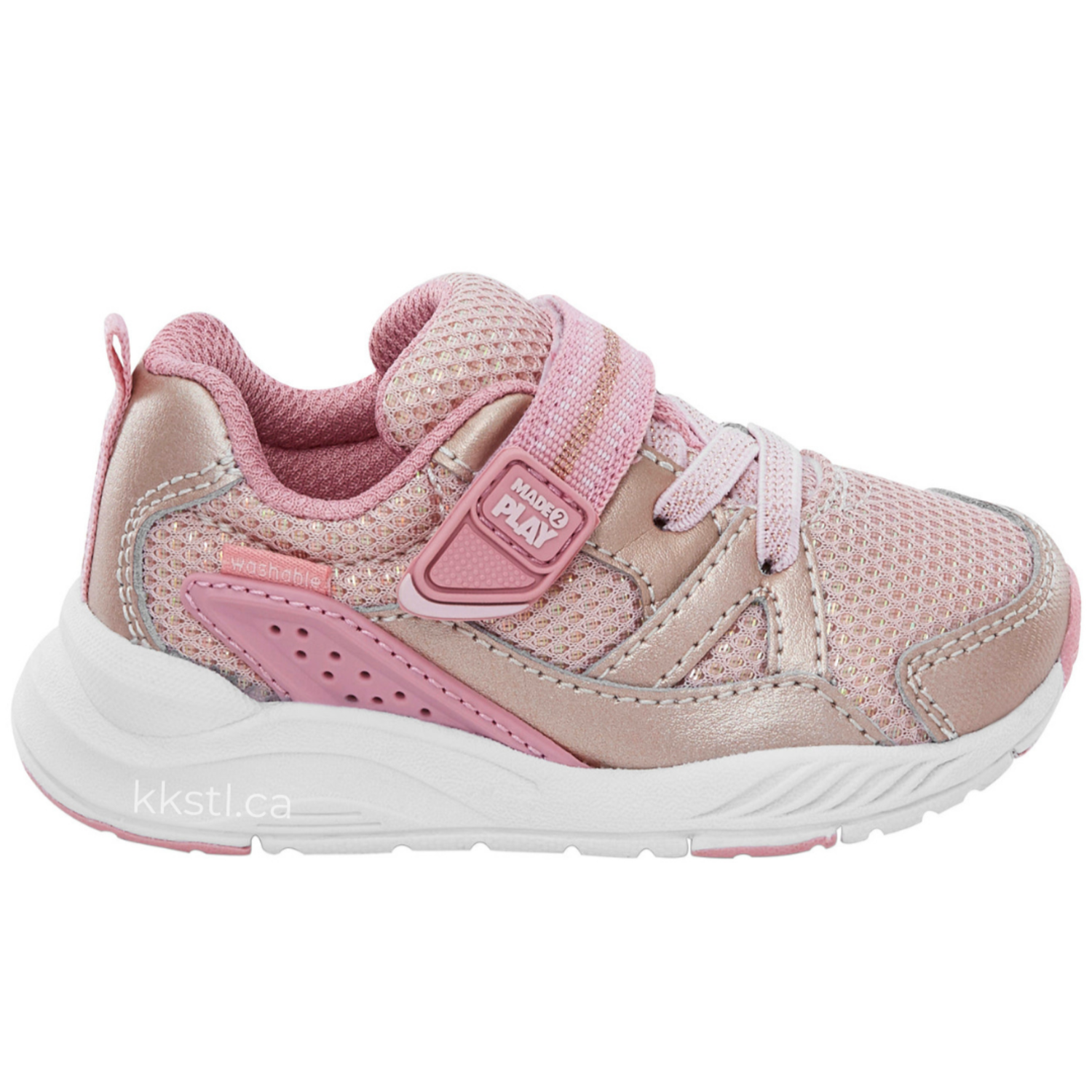 Rose gold kids sneakers hot sale