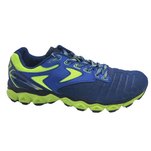 HRX Men's Performance Runner Blue/Lime (Mens 8)