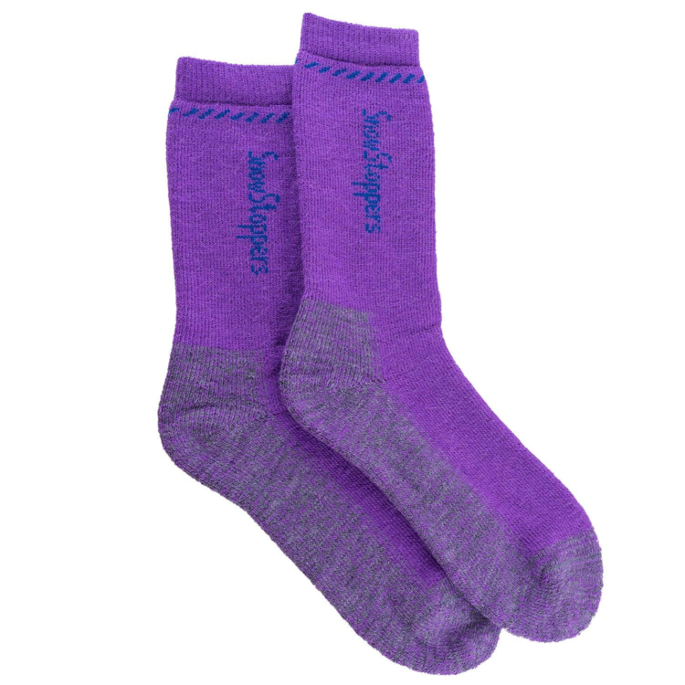 Snow Stoppers Snow Stoppers Alpaca Wool Socks Purple