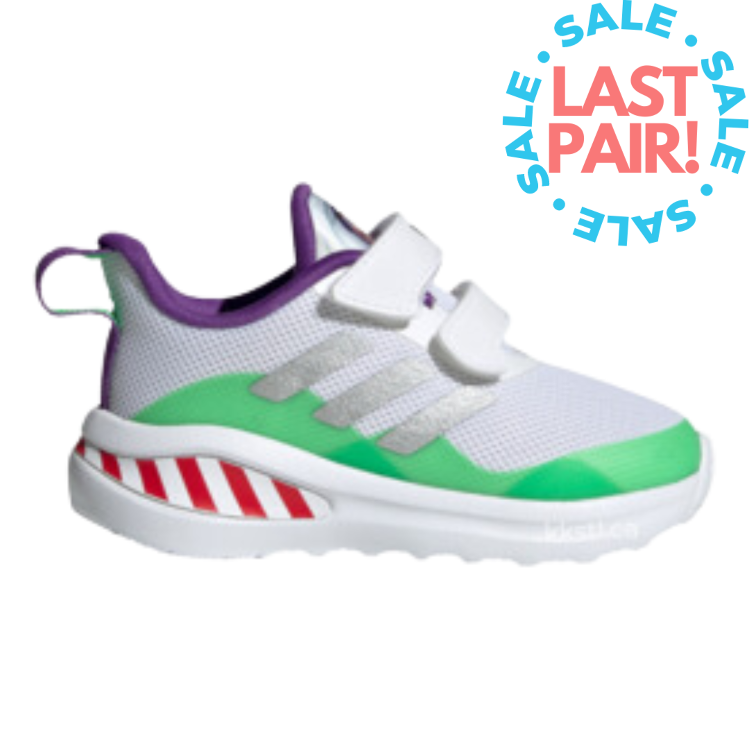 Adidas Forta Run Buzz CF I Wht SlvMlt Kids Shoes in Canada Kiddie Kobbler St Laurent
