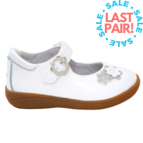 Stride Rite Holly White Patent (Child 10.5, 11, + 1)