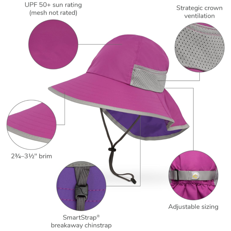 Sunday Afternoons Sunday Afternoons Kids Play Hat Pink/Grape
