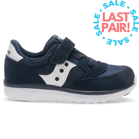 Saucony Baby Jazz Lite Navy/White (Toddler 6)