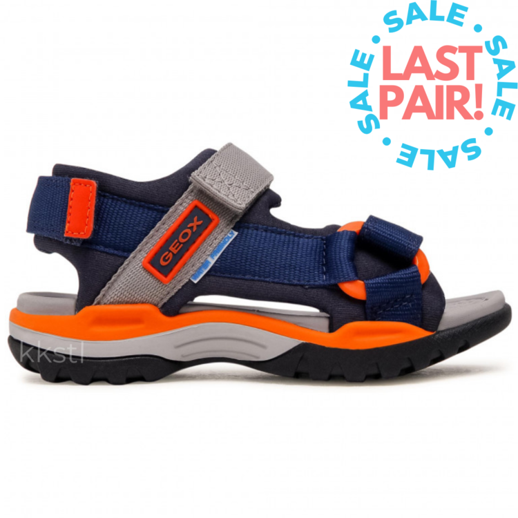 Geox J Borealis (O/T) Navy/Orange