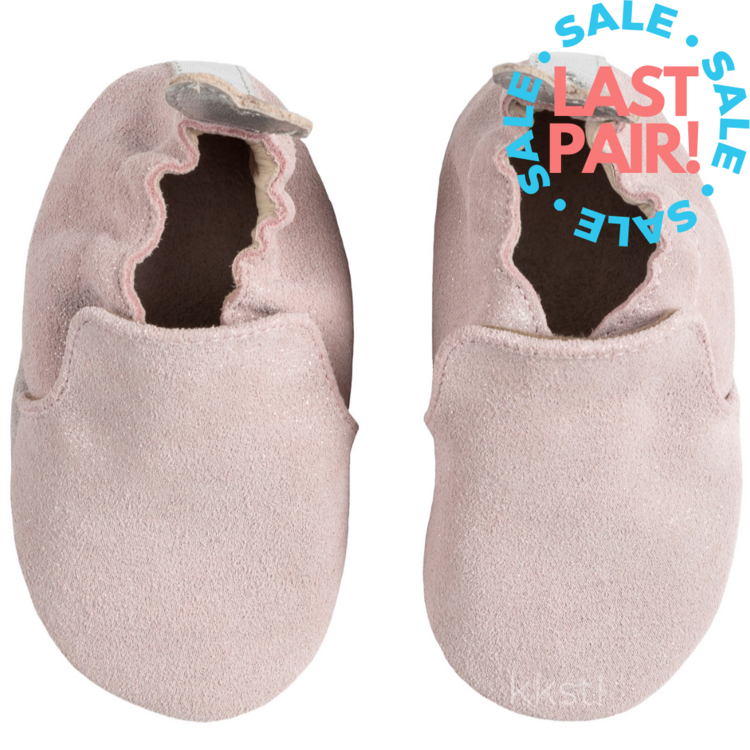 Robeez Soft Soles Pretty Pearl Pink