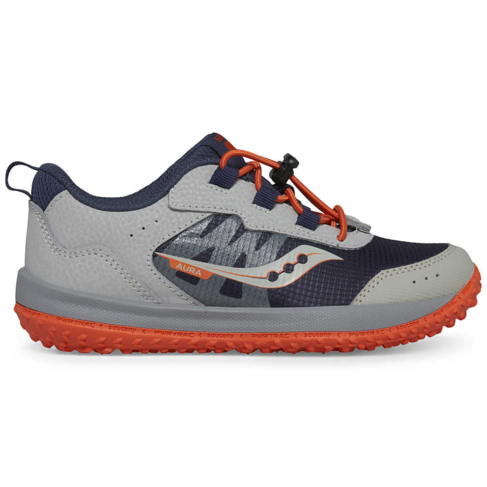 Saucony Aura KDZ Grey/Orange/Navy