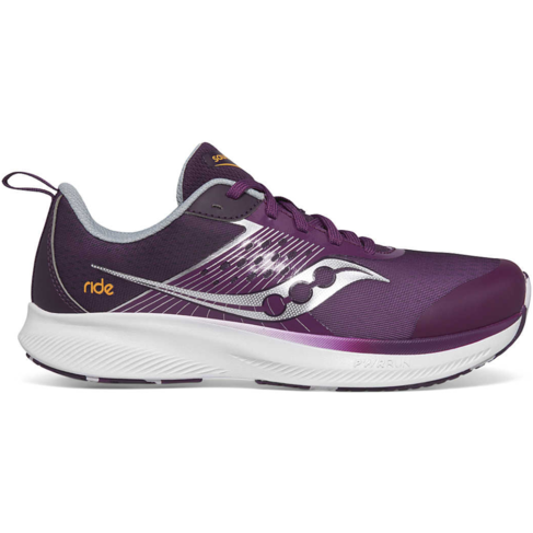Saucony Ride Kdz Plum/White