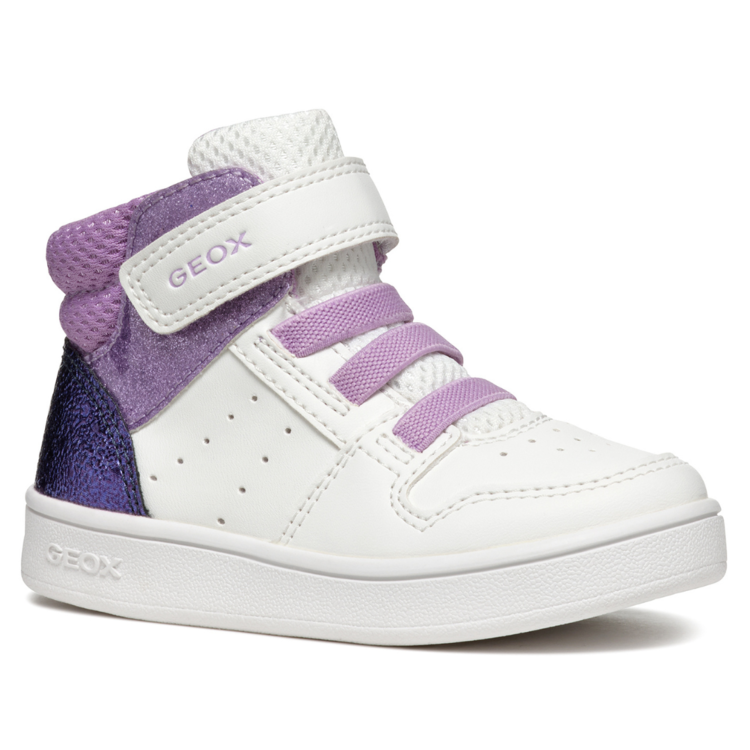 Geox Geox B Eclyper Hi White/Lavender