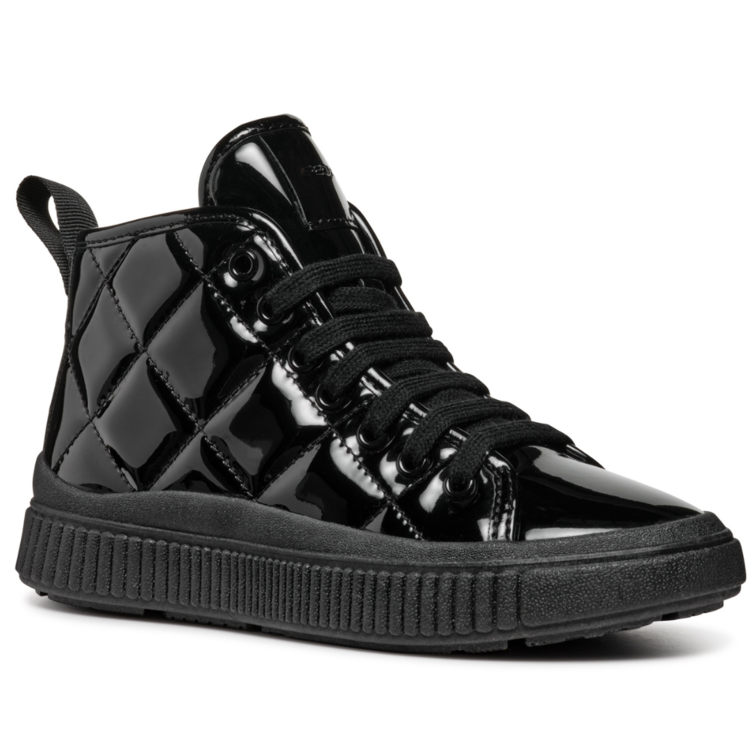 Geox Geox J Laquinny Black Patent