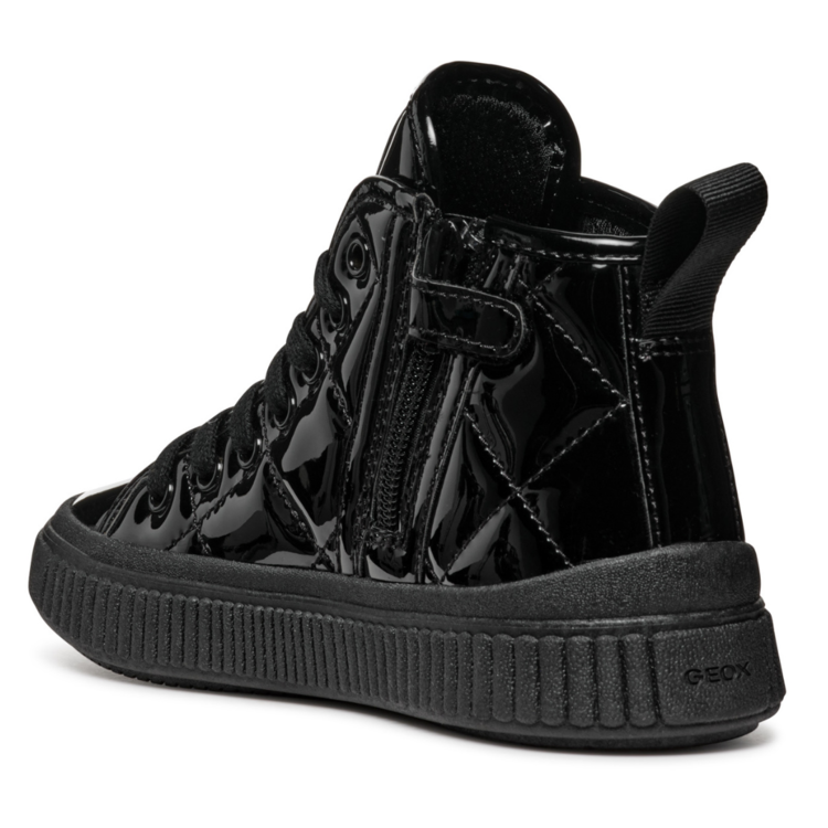 Geox Geox J Laquinny Black Patent