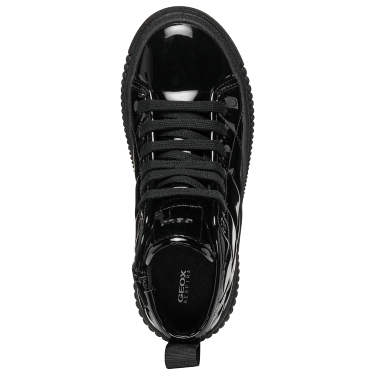 Geox Geox J Laquinny Black Patent