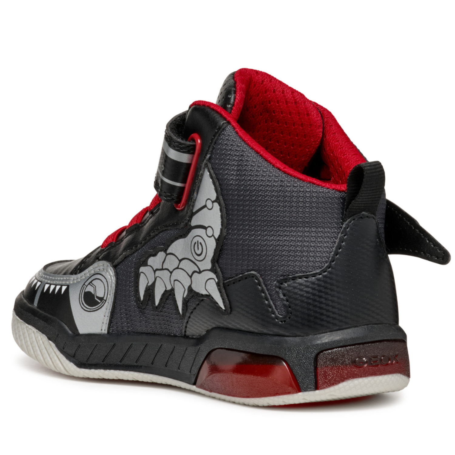 Geox J Inek Black Red Kiddie Kobbler St Laurent