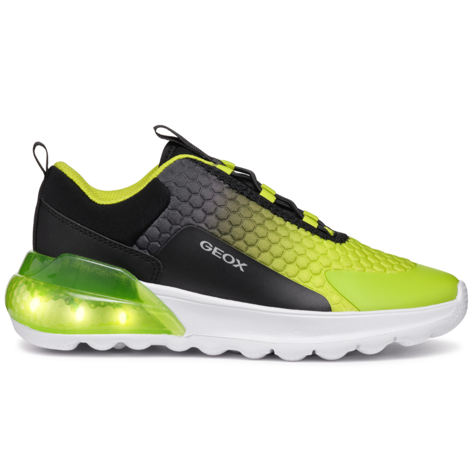 Geox Geox J Activart Illuminus Black Lime