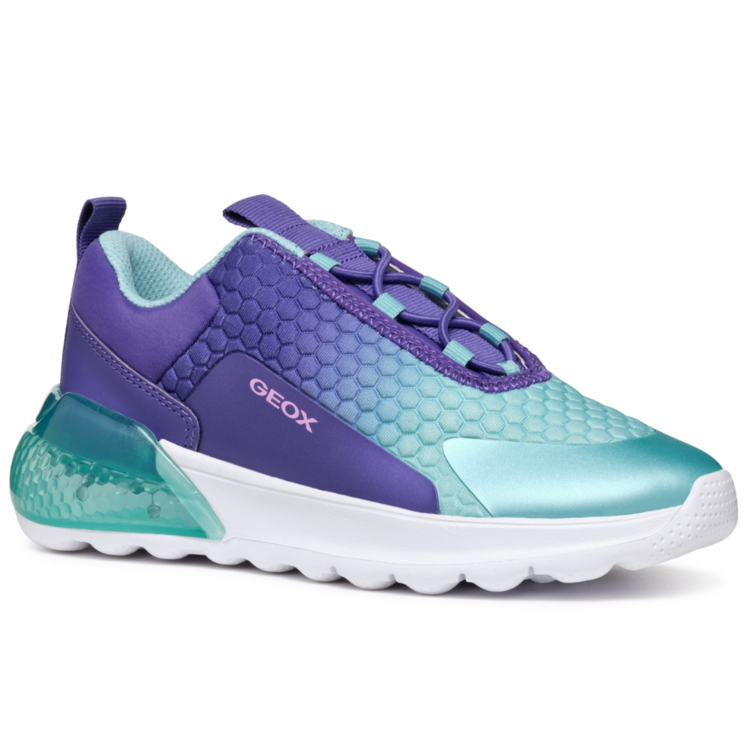 Geox Geox J Activart Illuminus Dk Violet/Aqua