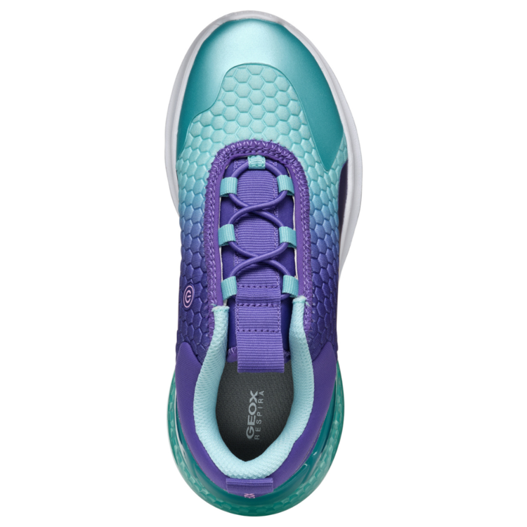 Geox Geox J Activart Illuminus Dk Violet/Aqua