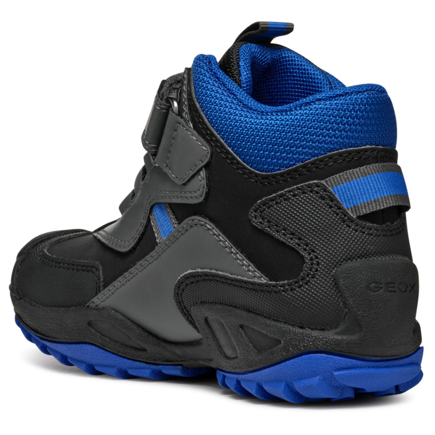 Geox J Savage ABX Dk Grey Royal Kiddie Kobbler St Laurent