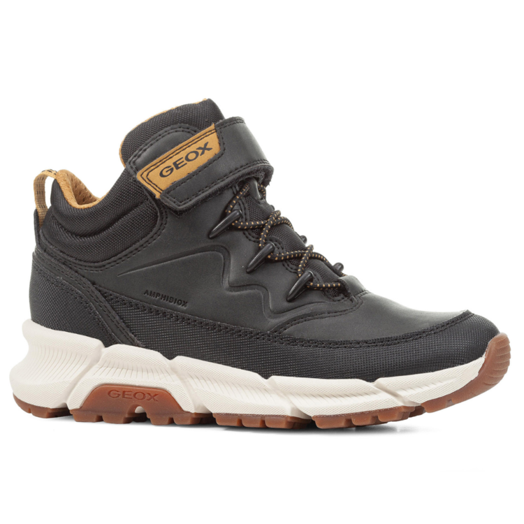 Geox Geox J Flexyper Plus ABX Black/Dk Yellow