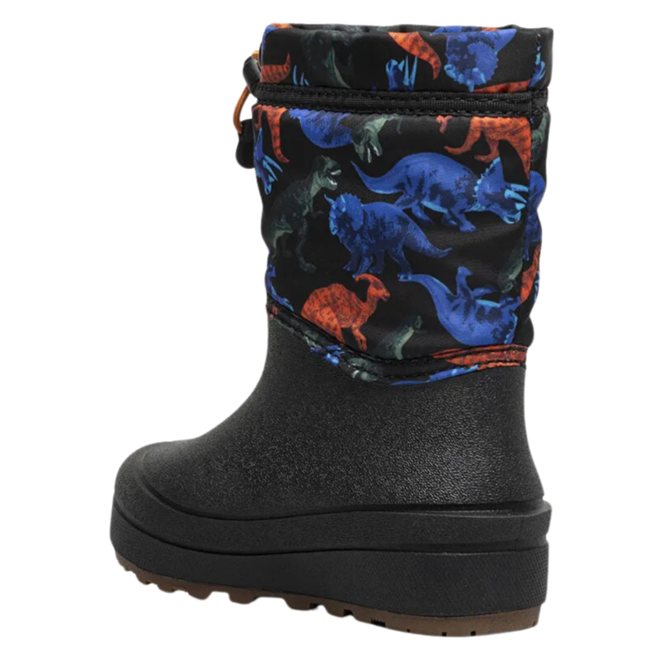 Bogs Bogs Snowshell Real Dino Black Multi
