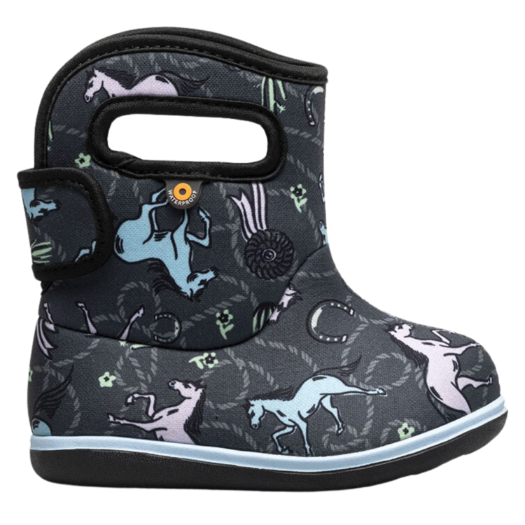 Bogs Bogs Baby Bogs II Horses Dk Grey Multi