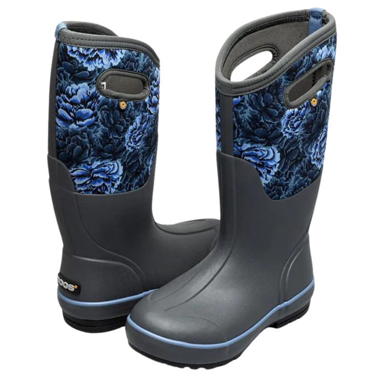 Bogs Bogs Women's Classic II Perfect Flowers Dk Grey