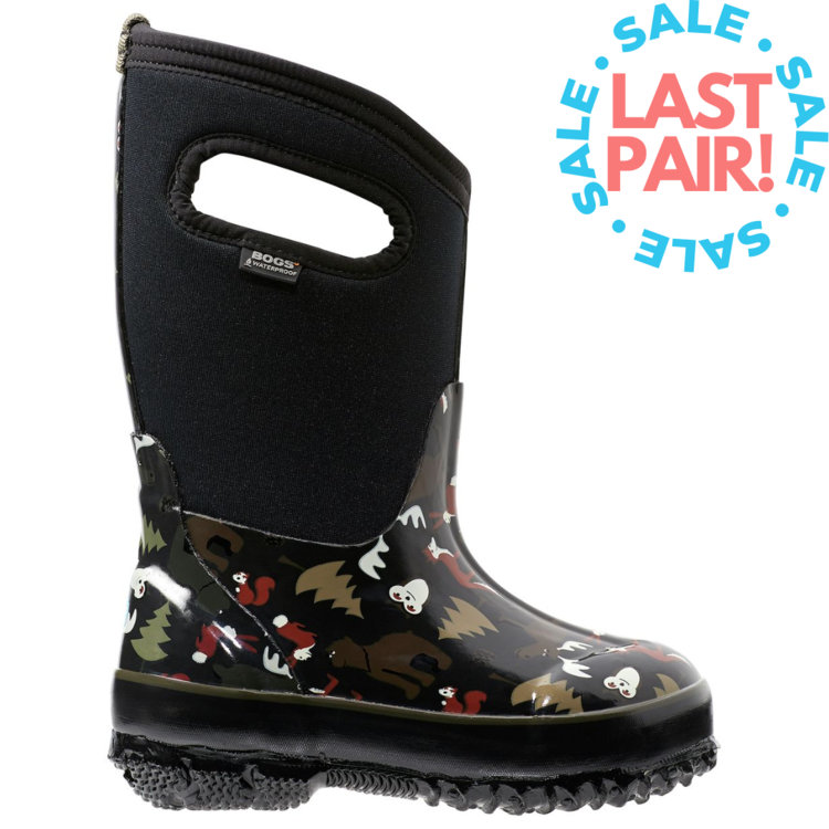 Bogs Bogs Classic Woodland Black