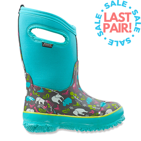 Bogs Classic Animals Aqua Multi (Toddler 5)