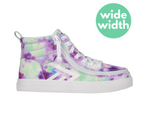 Billy WDR Purple Watercolor High Top 2.0 Kiddie Kobbler St Laurent