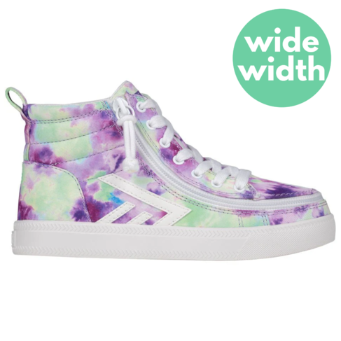 Billy Footwear WDR Purple Watercolor High Top 2.0