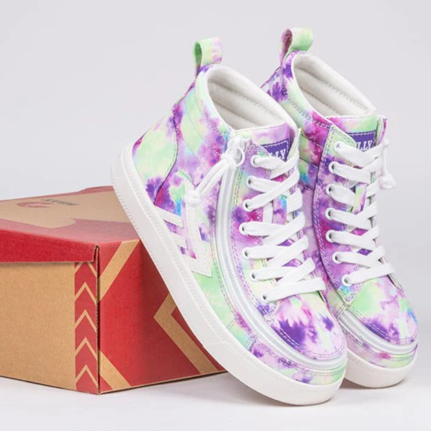 Purple high top sneakers discount