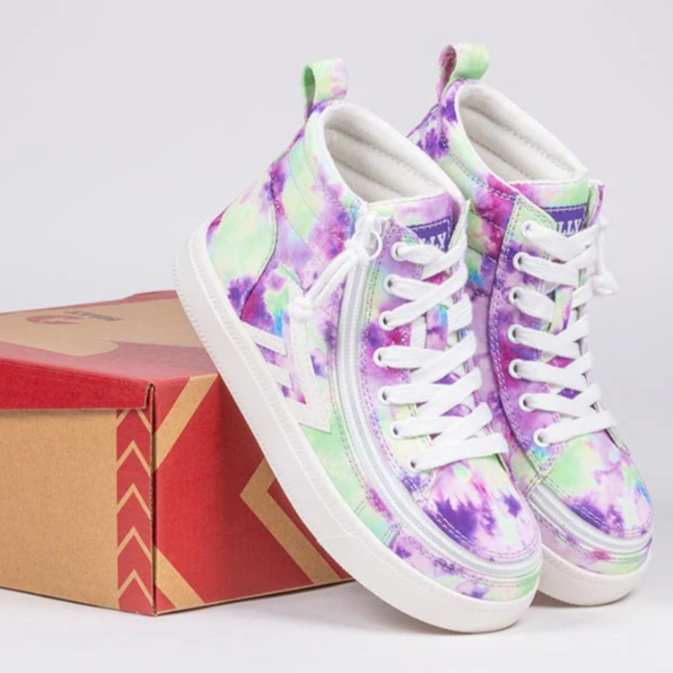 Billy Footwear Billy WDR Purple Watercolor High Top 2.0