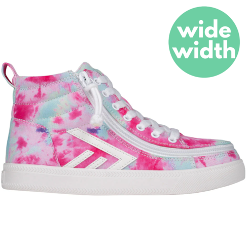 Billy Footwear WDR Pink Watercolor High Top 2.0