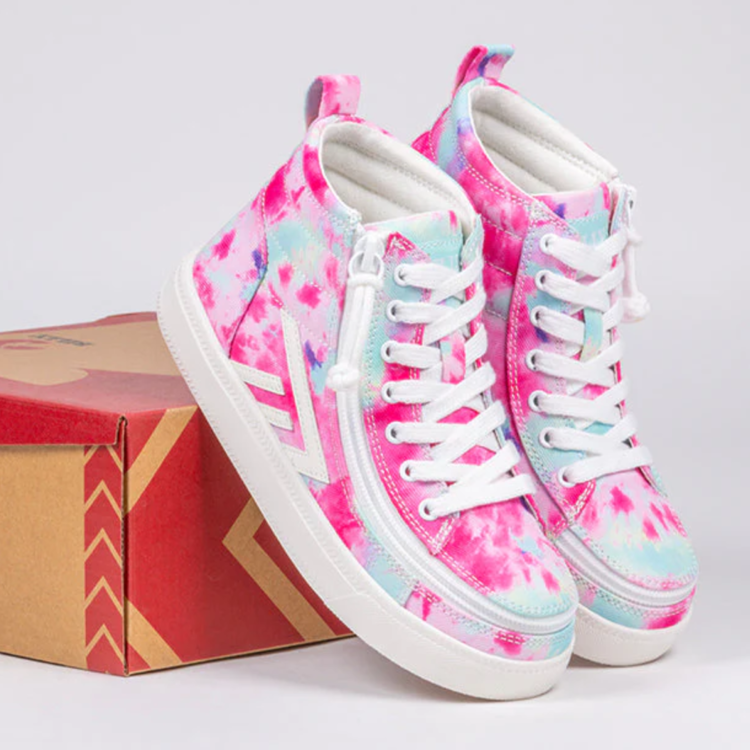Billy Footwear Billy WDR Pink Watercolor High Top 2.0