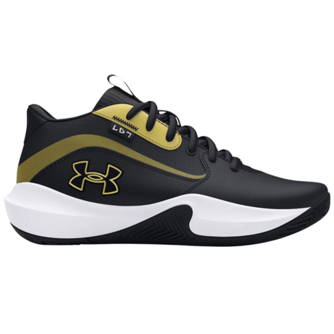 Under Armour GS Lockdown 7 Black/Metallic Gold