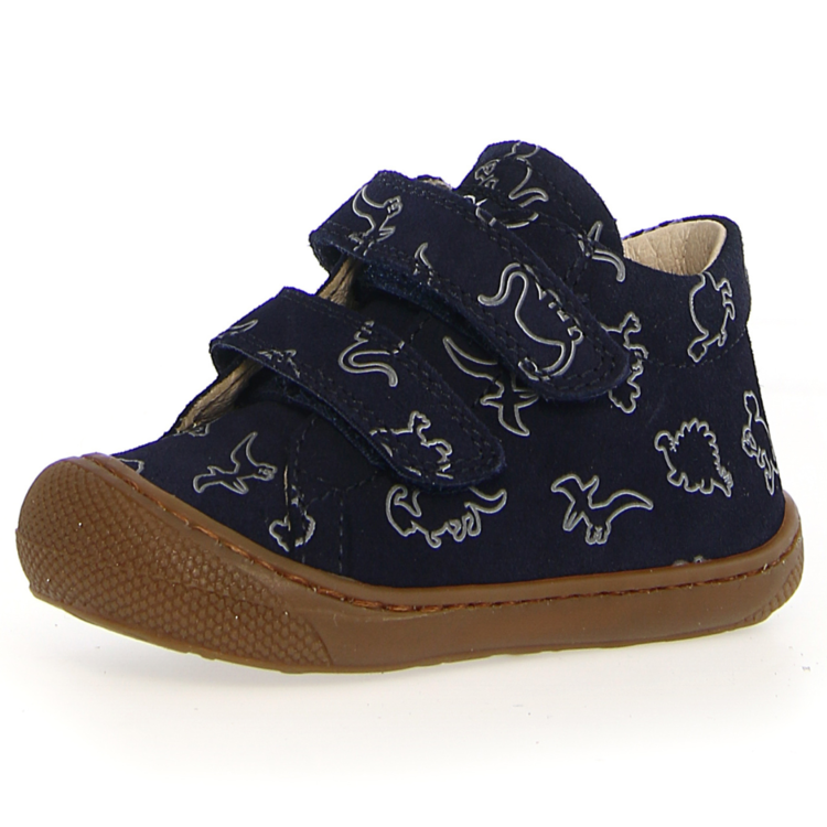 Naturino Naturino Cocoon VL Suede Dino Navy/Taupe
