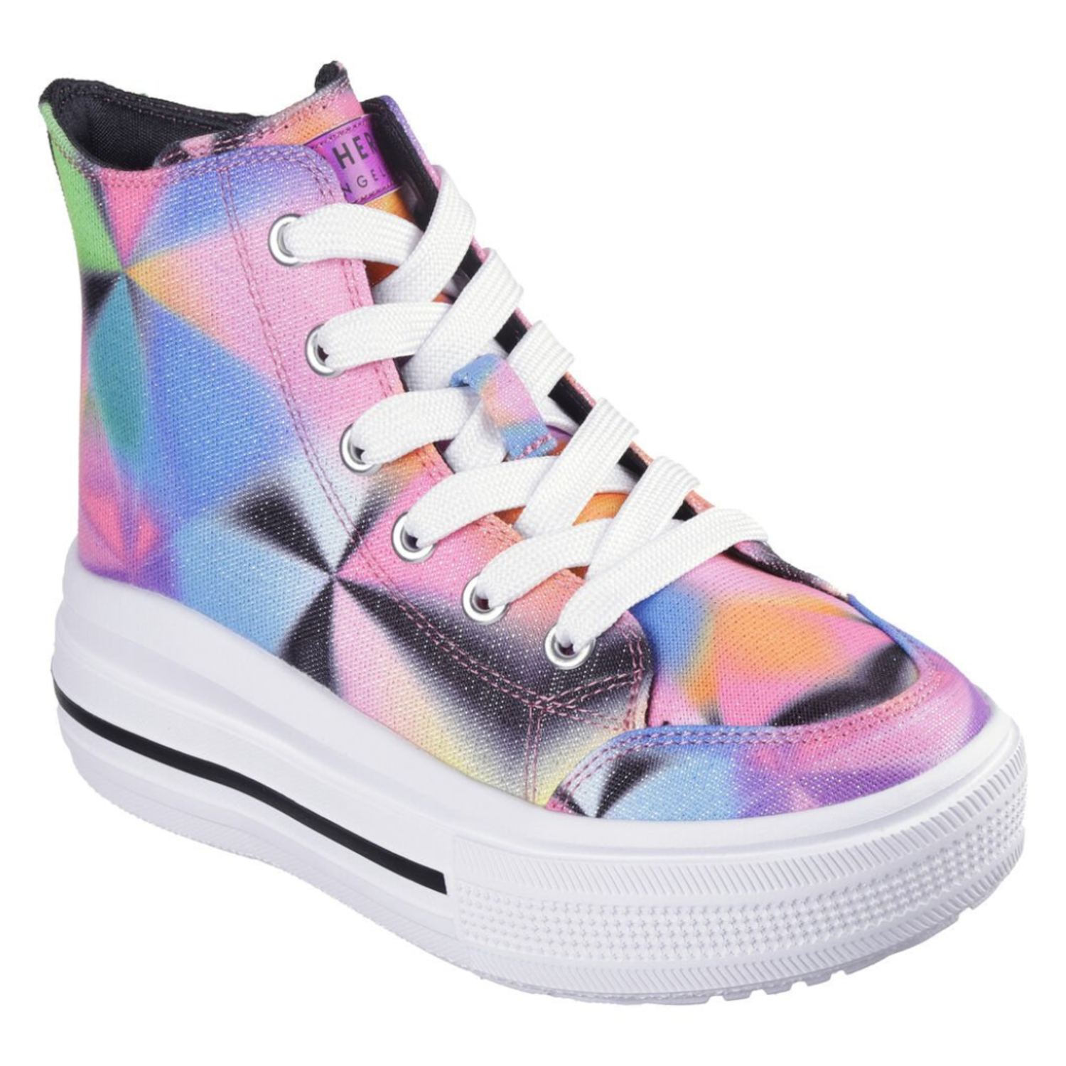 Black rainbow skechers sale
