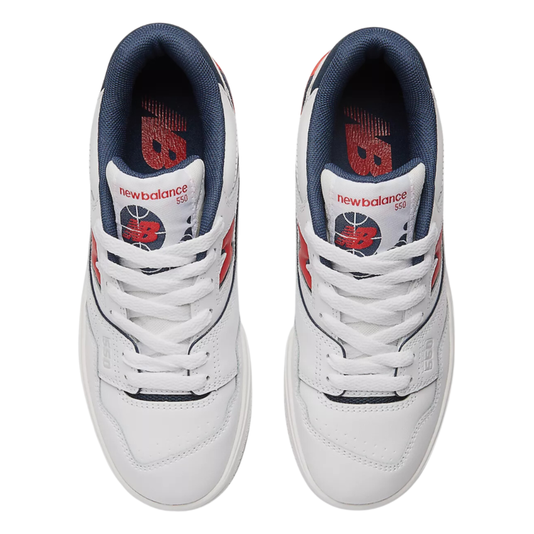 New Balance New Balance Kid's 550 White/True Red