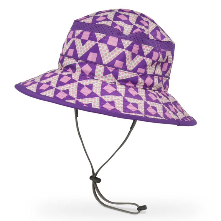 Sunday Afternoons Sunday Afternoons Kids Fun Bucket Hat Purple Dotamids