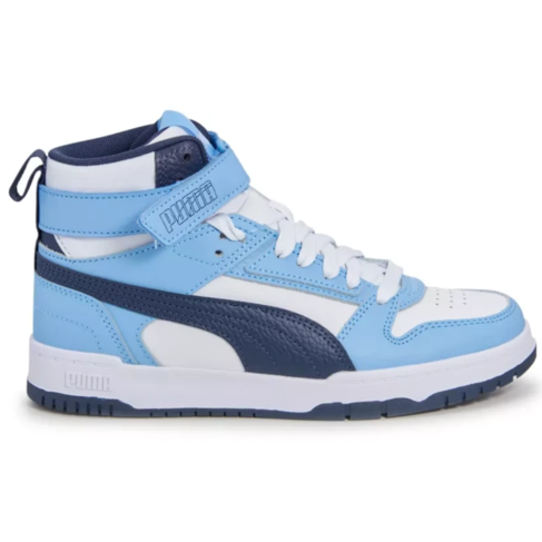 Puma RBD Game Jr. White/Navy/Lt Blue