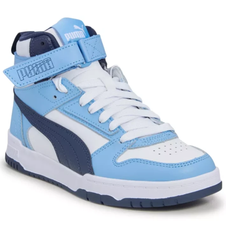 Puma Puma RBD Game Jr. White/Navy/Lt Blue