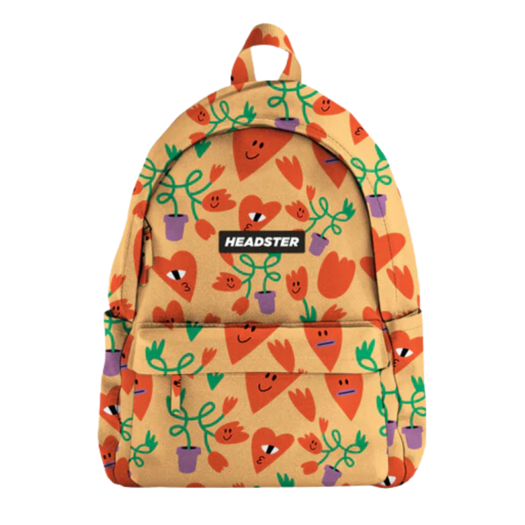 Headster Headster Pre-School Bag Plant Lovers Orange