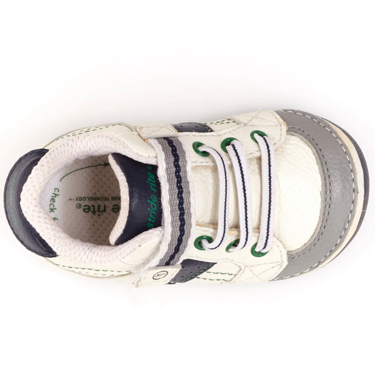 Stride Rite Stride Rite SRT SM Artie White/Navy WIDE