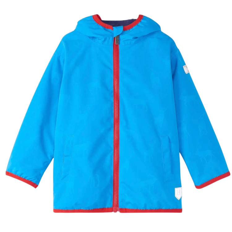 Hatley Hatley Blue Elks Field Jacket Diva Blue