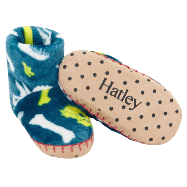 Hatley Hatley Dino Fossils Fleece Slipper