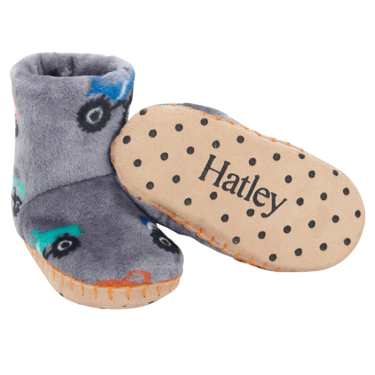 Hatley Hatley Monster Trucks Fleece Slipper