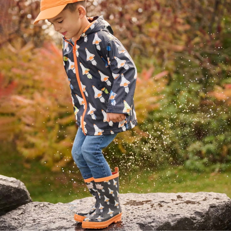 Hatley Hatley Space Shuttle Colour Changing Rain Jacket