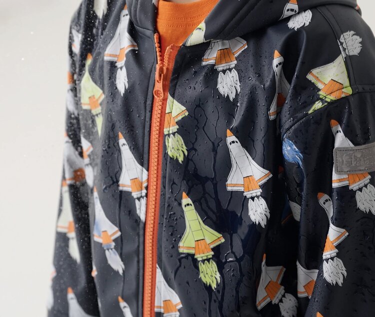 Hatley Hatley Space Shuttle Colour Changing Rain Jacket