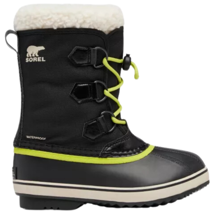 Sorel Sorel Yoot Pac Nylon Black/Chartreuse
